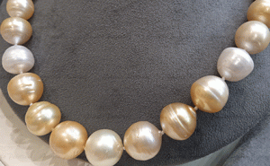 Perles de tahití amb tons daurats o "Golden"